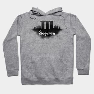 Singapore watercolor Hoodie